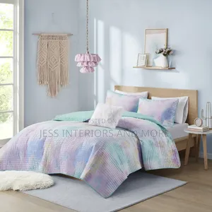 Printed Quilt Set (Queen Size)