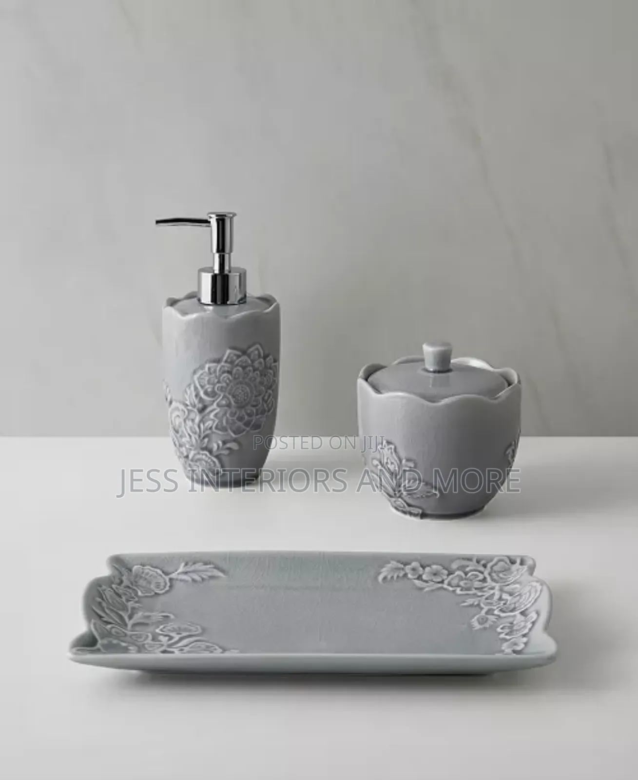 Denim 3-Pc. Bath Accessory Set