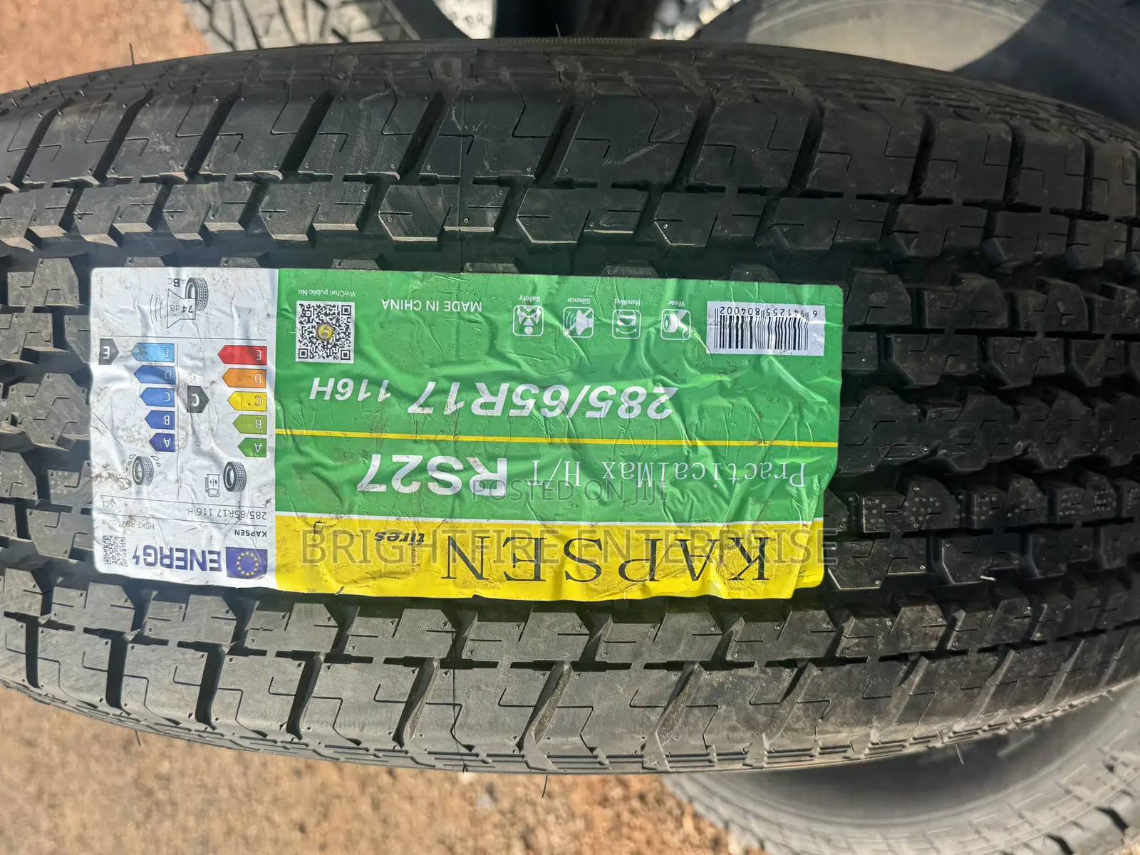 285/65r17 Kapsen
