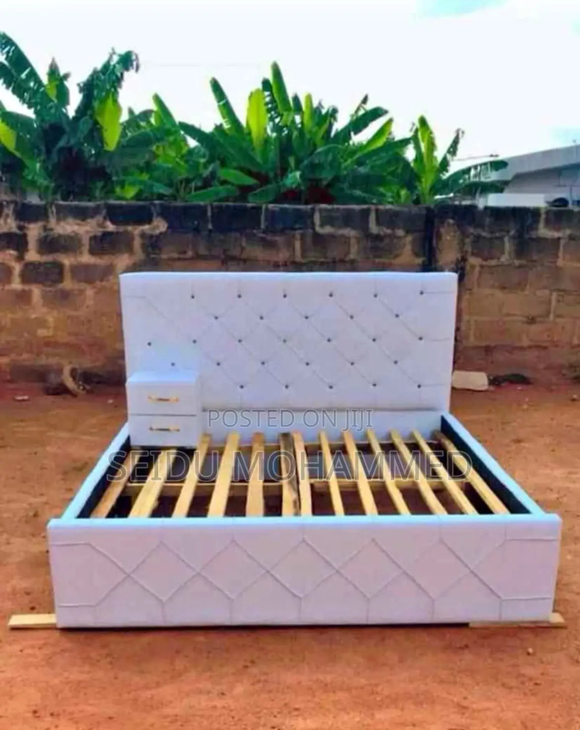 Double Bed Frame With Side Withdrawal