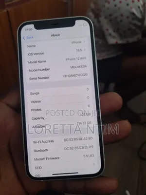 Apple iPhone 12 mini 128 GB White