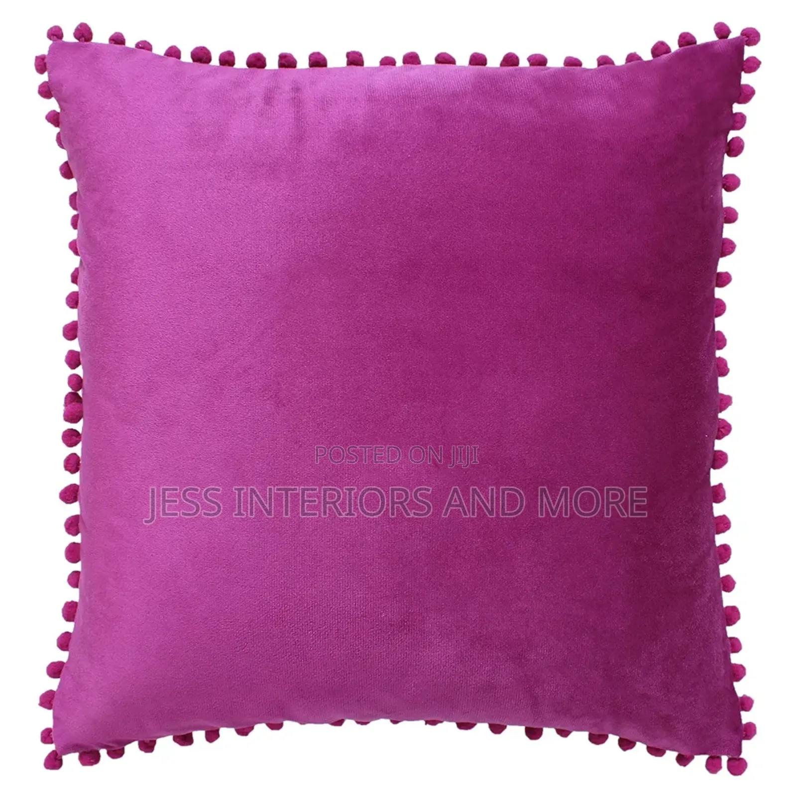 Throw Pillow (Purple) 2pcs