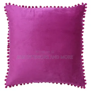 Throw Pillow (Purple) 2pcs