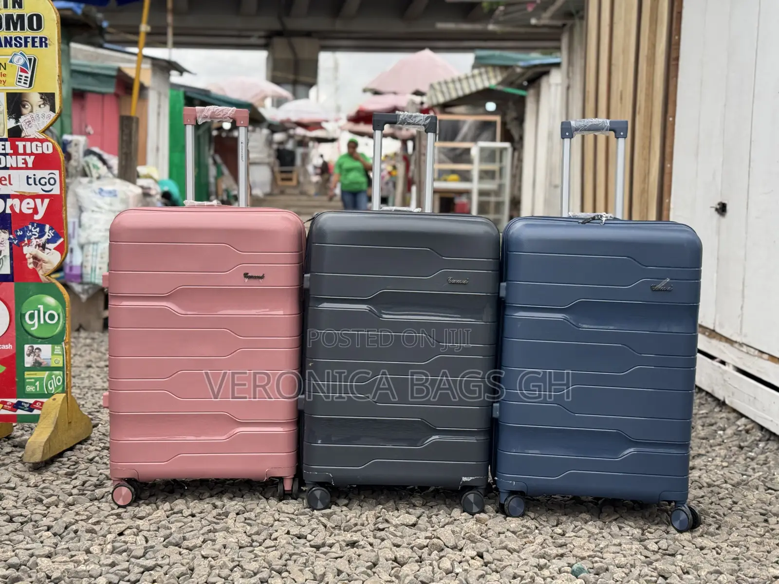 Durable Pp Suitcase Large Size Unbreakable