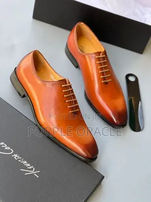 Photo - Kenneth Cole Luxury Men's Leather Oxford Shoes
