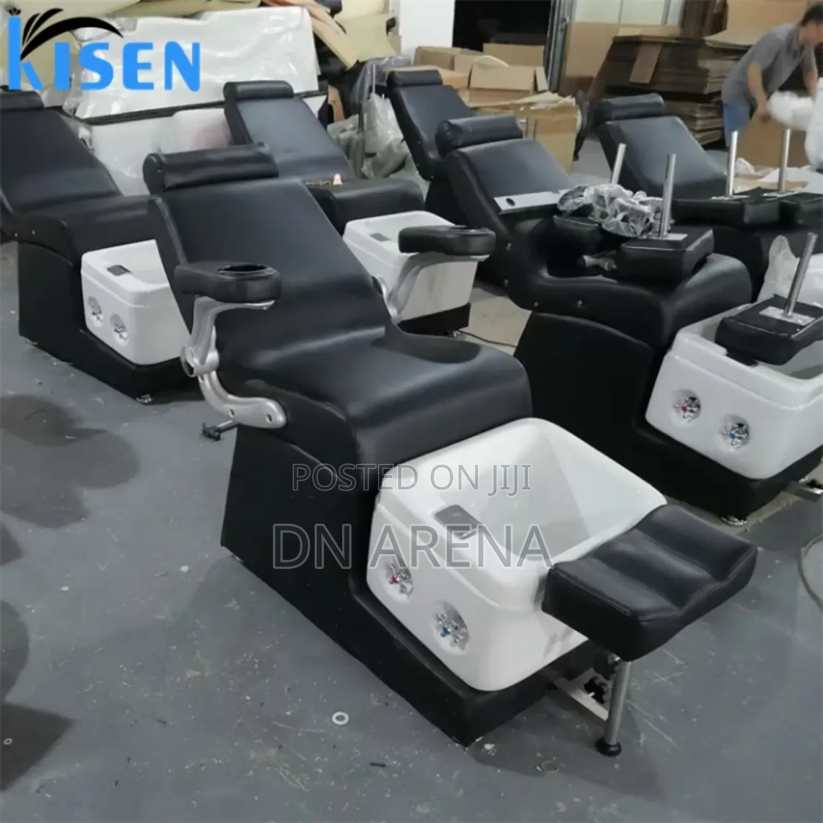 Electric Reclining Foot Massager Pedicure Chair Salon Spa