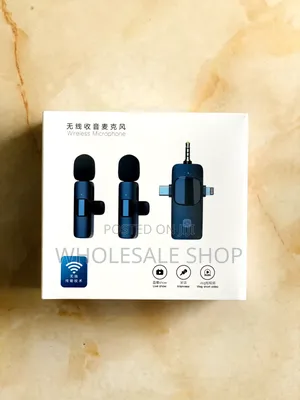 Lapel Microphone( 3 in 1 Mic for iPhone, Type C and Camera)