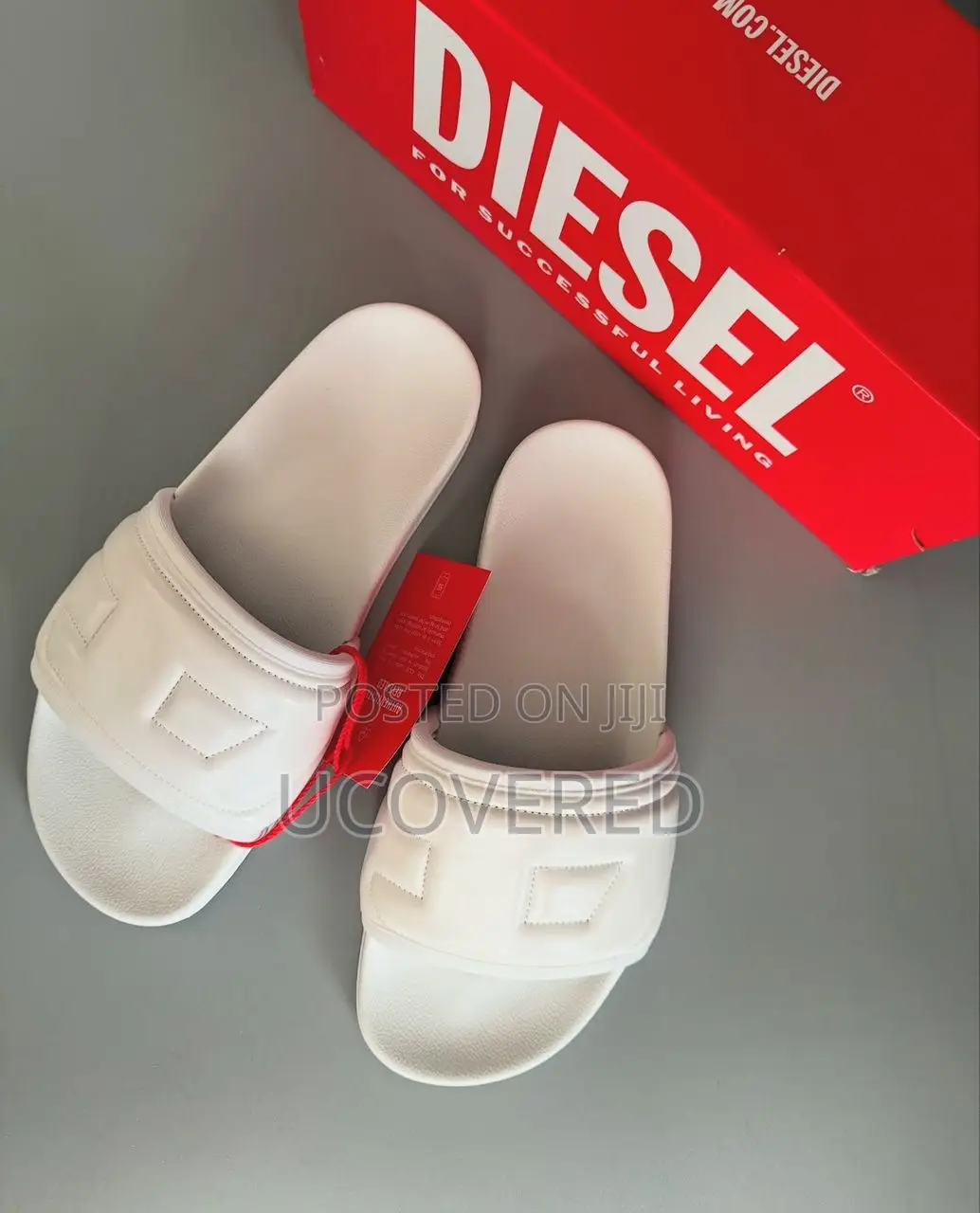 Diesel Open Toe Shower Slip on Slides/Slippers