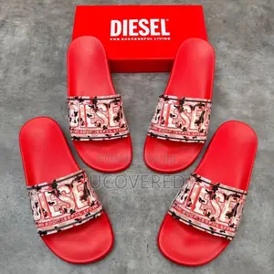 Diesel Open Toe Shower Slip on Slides/Slippers