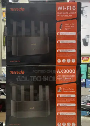 Photo - Tenda Ax3000 Dual Band Gigabit Wi-fi 6 Router Tx12l Pro