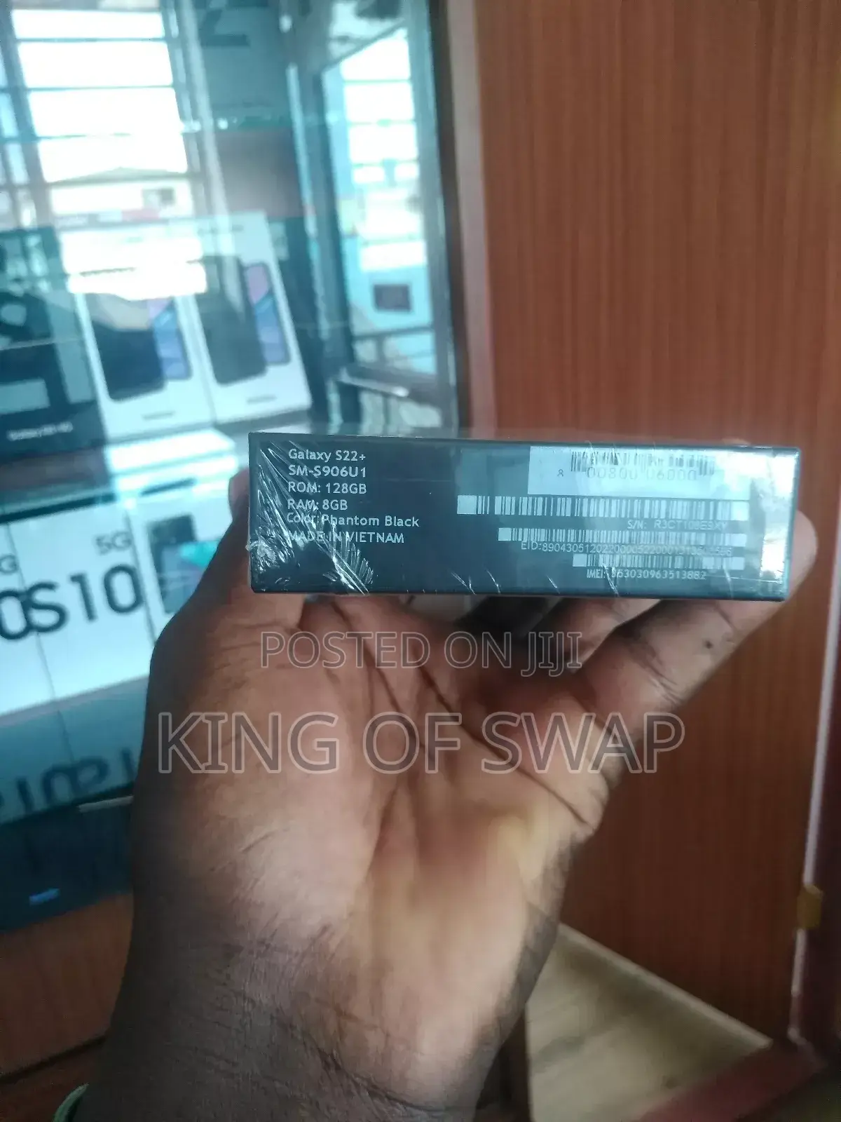 New Samsung Galaxy S22+ 5G 128 GB Black