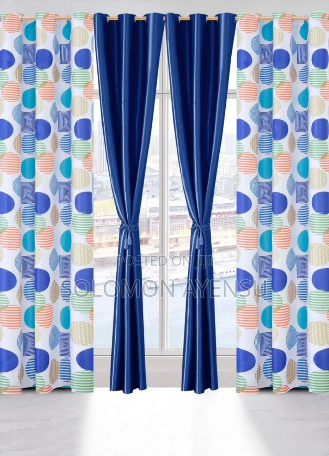 4 in 1 Black Out Curtains