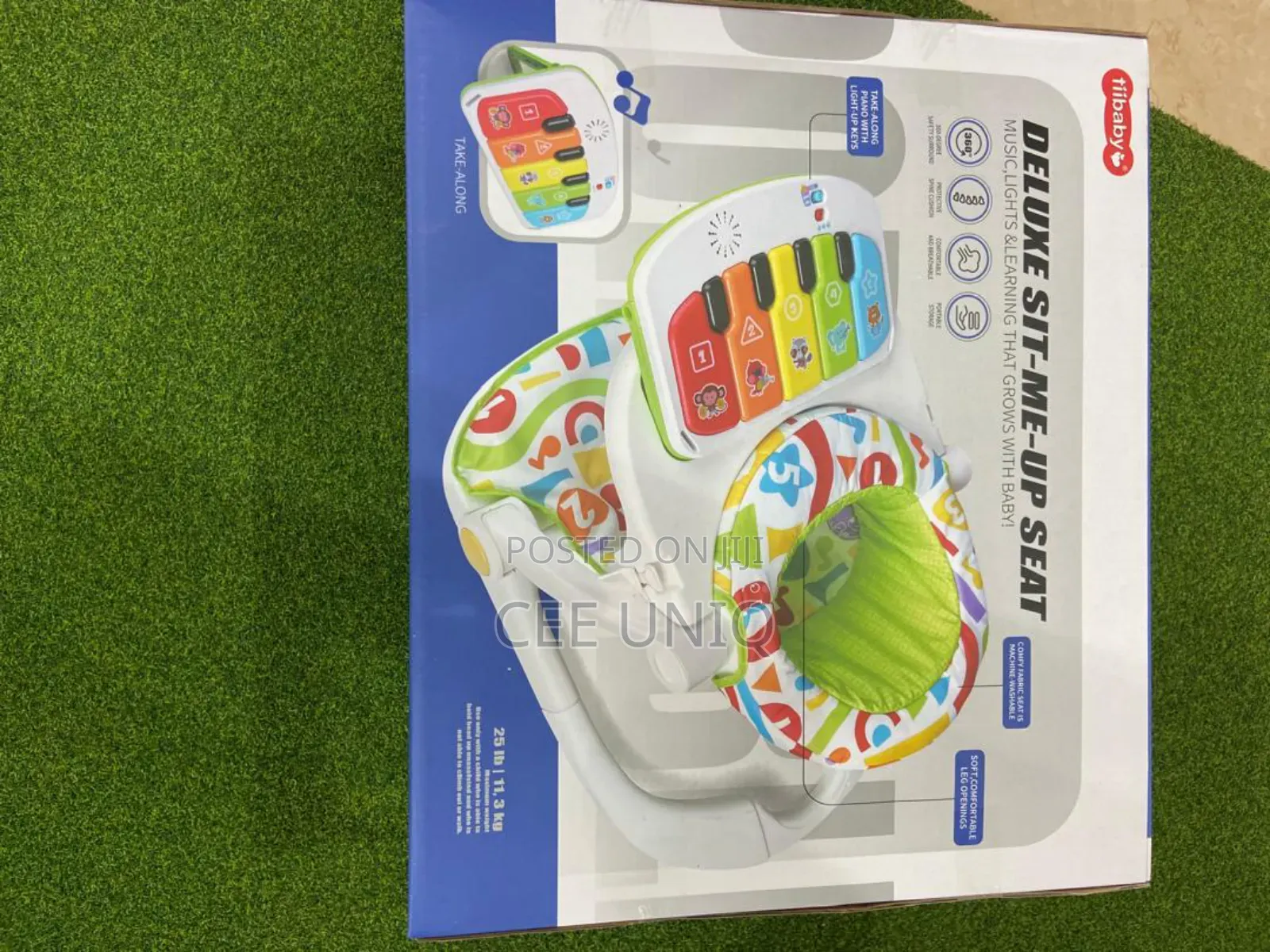 2-in-1 Comfortable Infant Seat Learn to Sit Safety