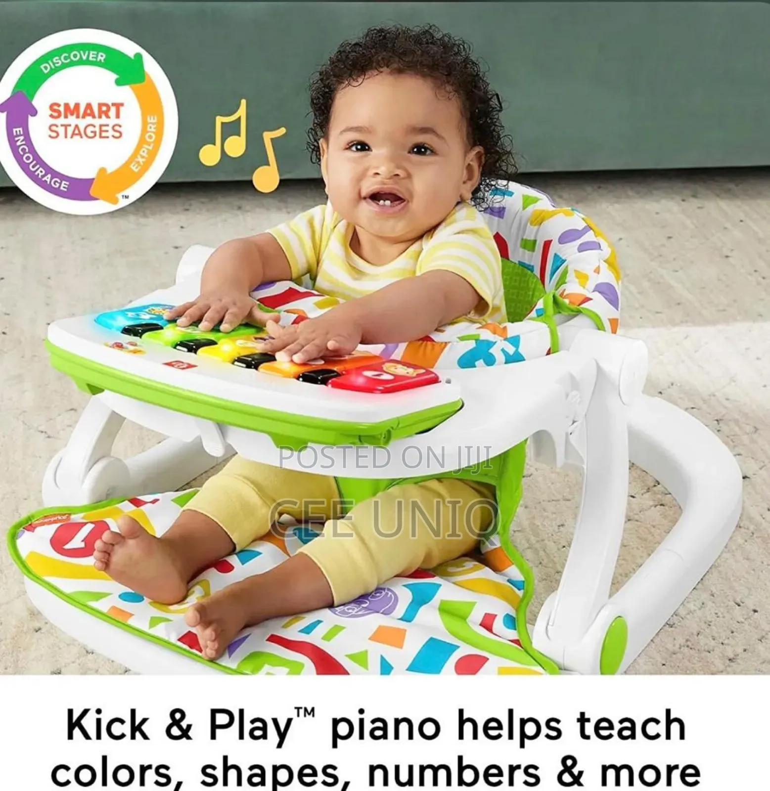 2-in-1 Comfortable Infant Seat Learn to Sit Safety