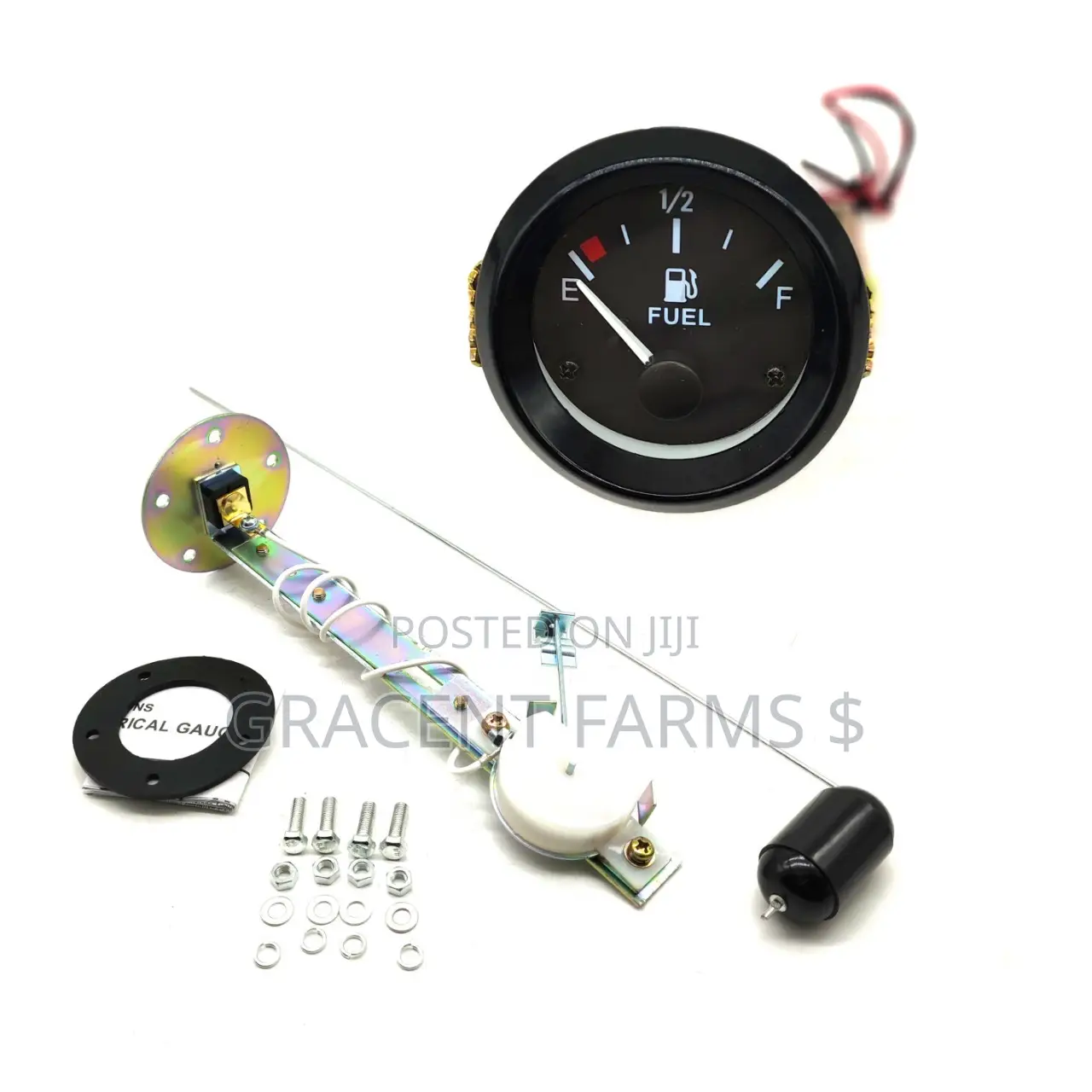 Universal Vehicle Fuel Level Gauge Meter + Fuel Tank Sensor