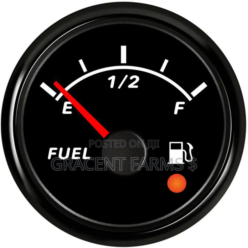 Universal Vehicle Fuel Gauge Meter With Low Fuel Indicator