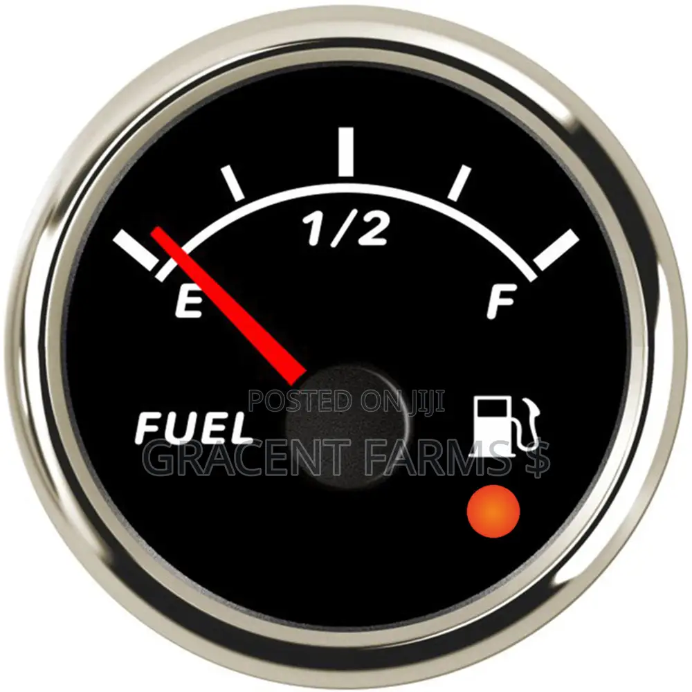 Universal Vehicle Fuel Gauge Meter With Low Fuel Indicator