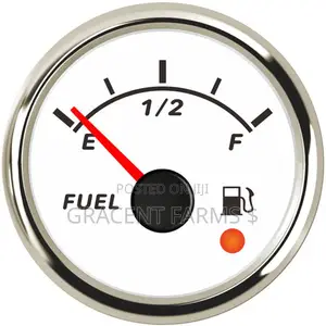 Universal Vehicle Fuel Gauge Meter With Low Fuel Indicator