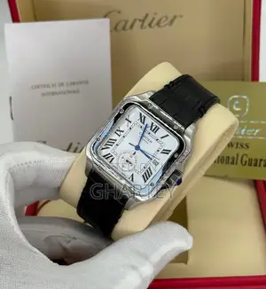 Premium Leather Mechanical Cartier Watch