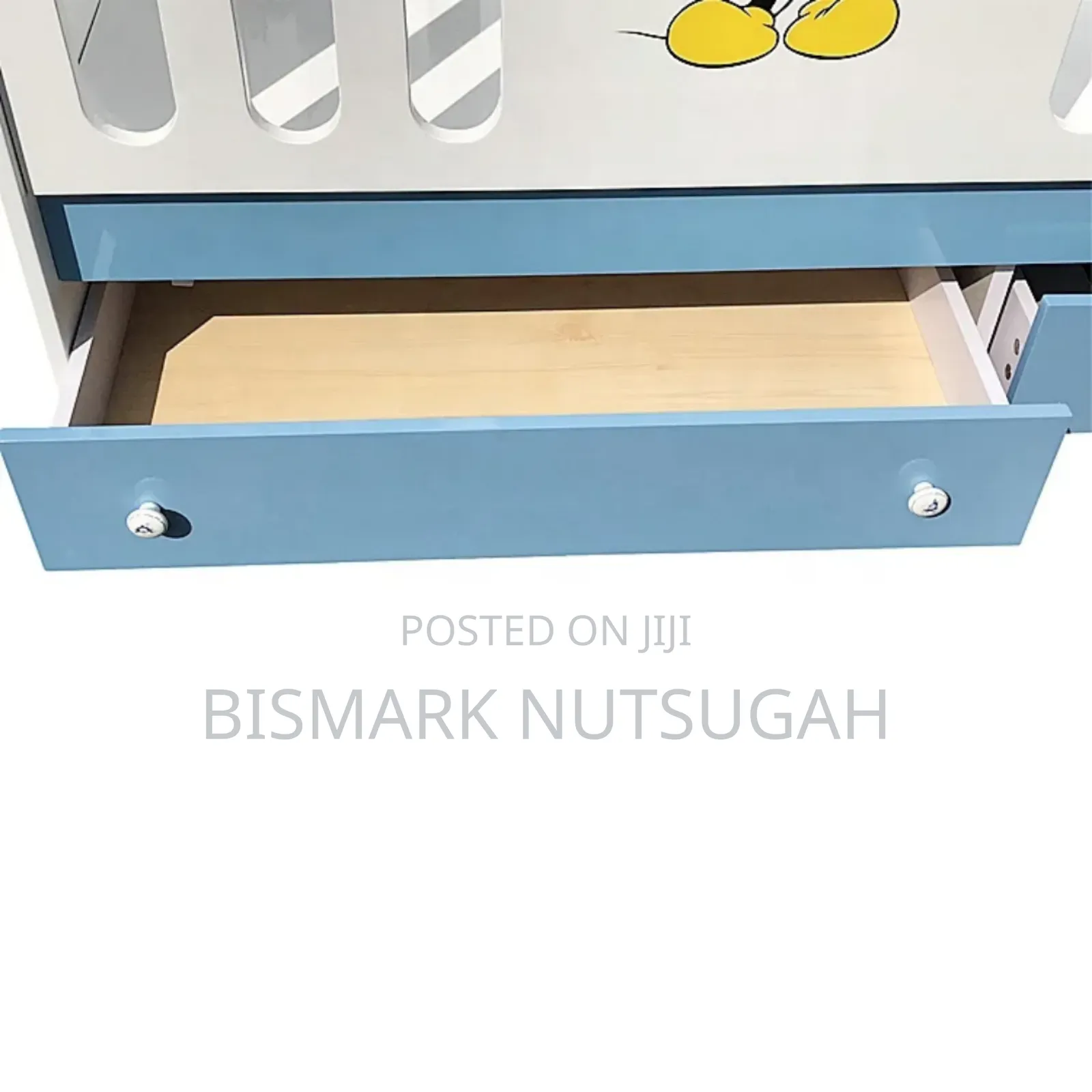 Drawer Wooden Baby Cot Bed