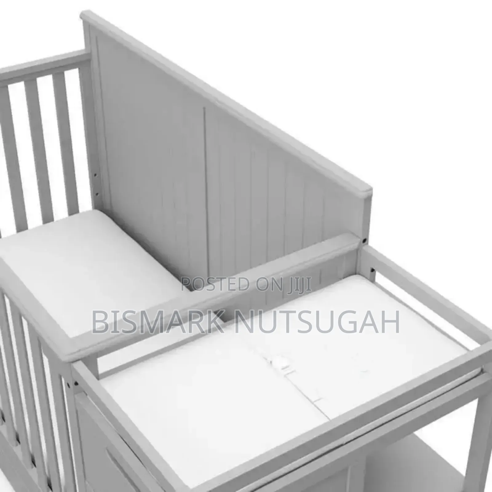 Drawer Wooden Baby Cot Bed