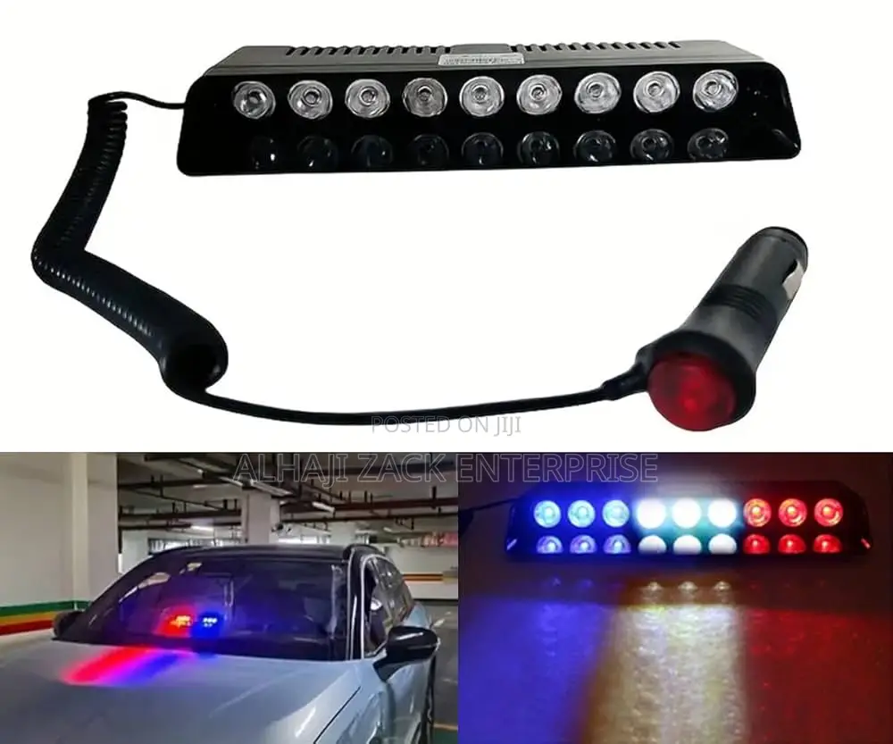 Blue and Red Flashing Dashboard Light