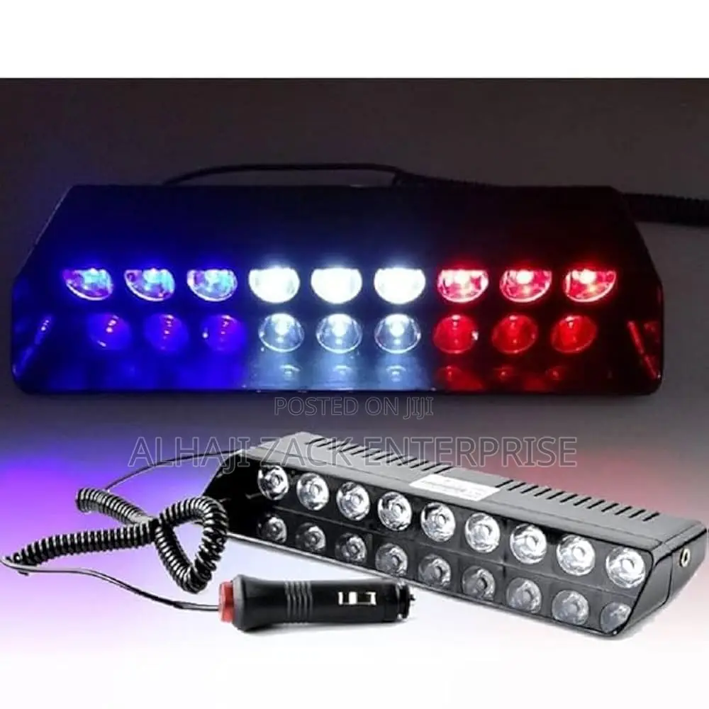 Blue and Red Flashing Dashboard Light