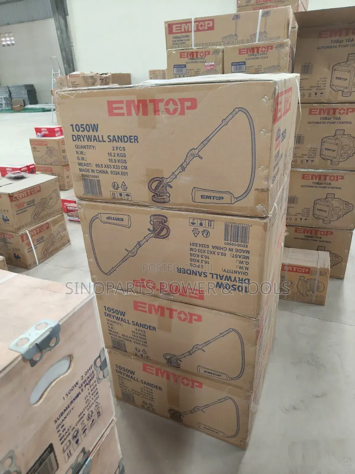 Emtop Edsd10501 1050w Sander