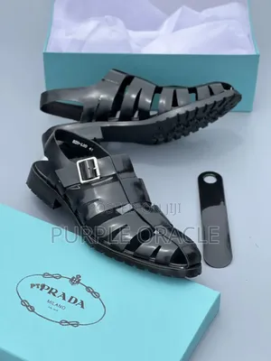 Prada Men's Classic Leather Sandals