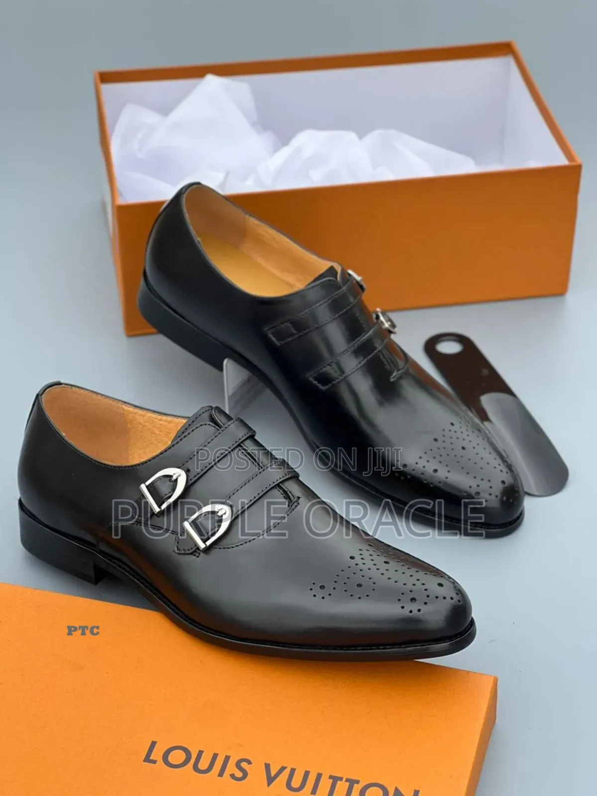 Louis Vuitton Double Monk Strap Shoes