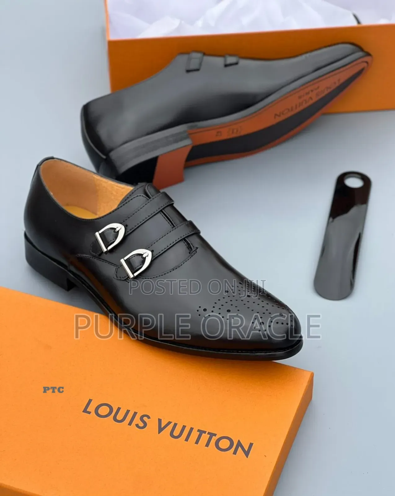 Louis Vuitton Double Monk Strap Shoes