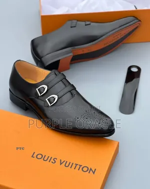 Louis Vuitton Double Monk Strap Shoes