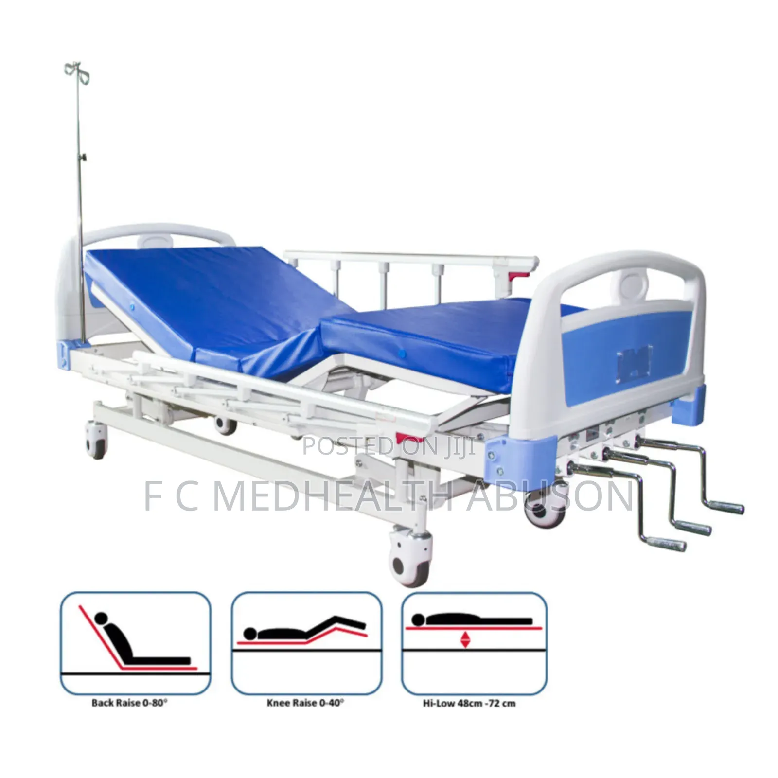 Hospital Bed 3 Crank