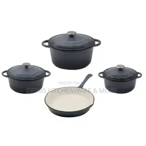 Cast Iron Casserole Cookware Set