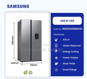578ltrs Samsung Side by Side Refrigerator