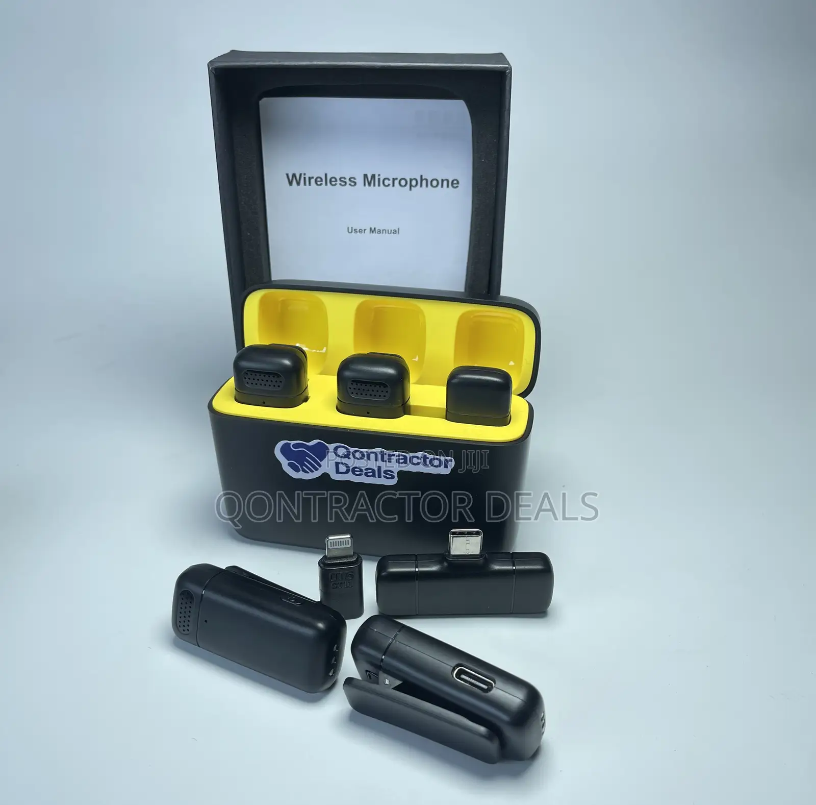 Qontractor Deals Pro Pack 2 Lapel Content And Interview Mic