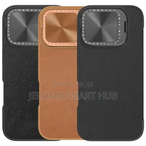 iPhone 16 Pro Max / 16 Qin Pro Leather Flip Case