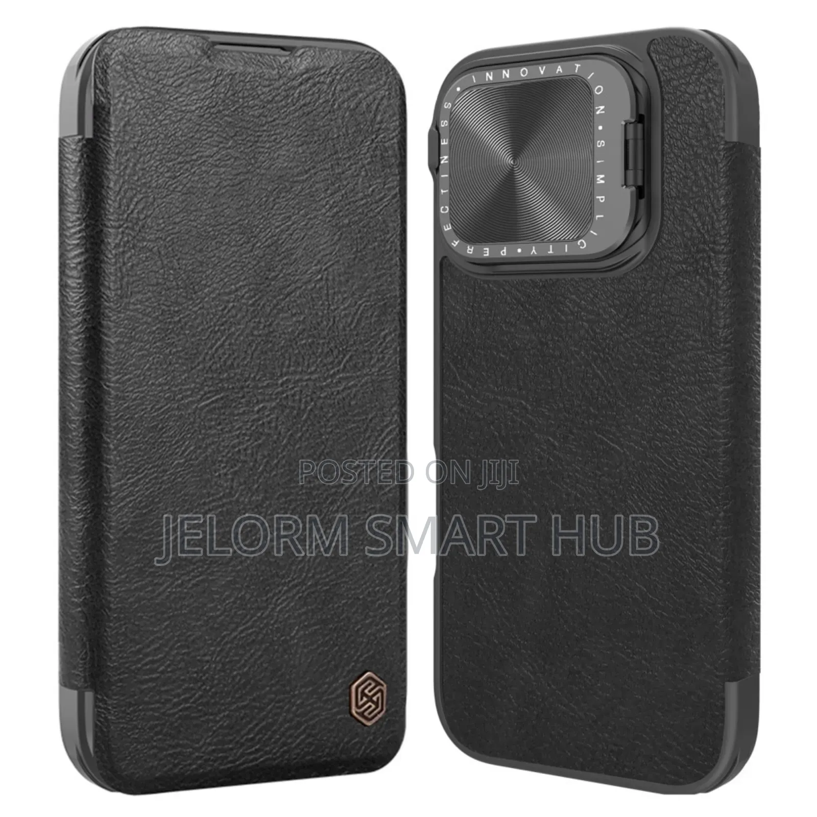 iPhone 16 Pro Max / 16 Qin Pro Leather Flip Case