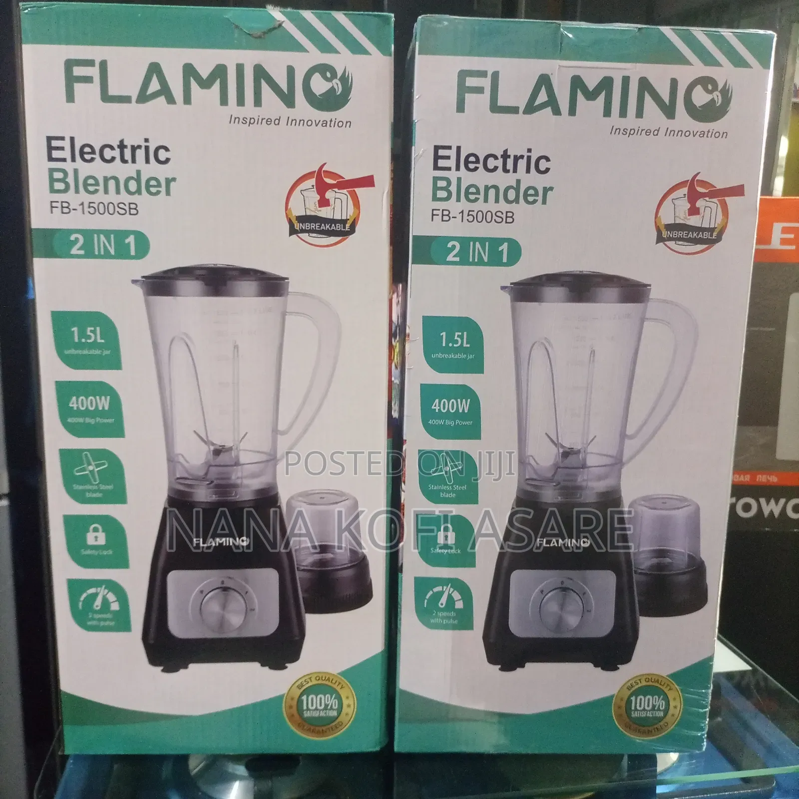 Flamino 1.5litres 2/1 Blender