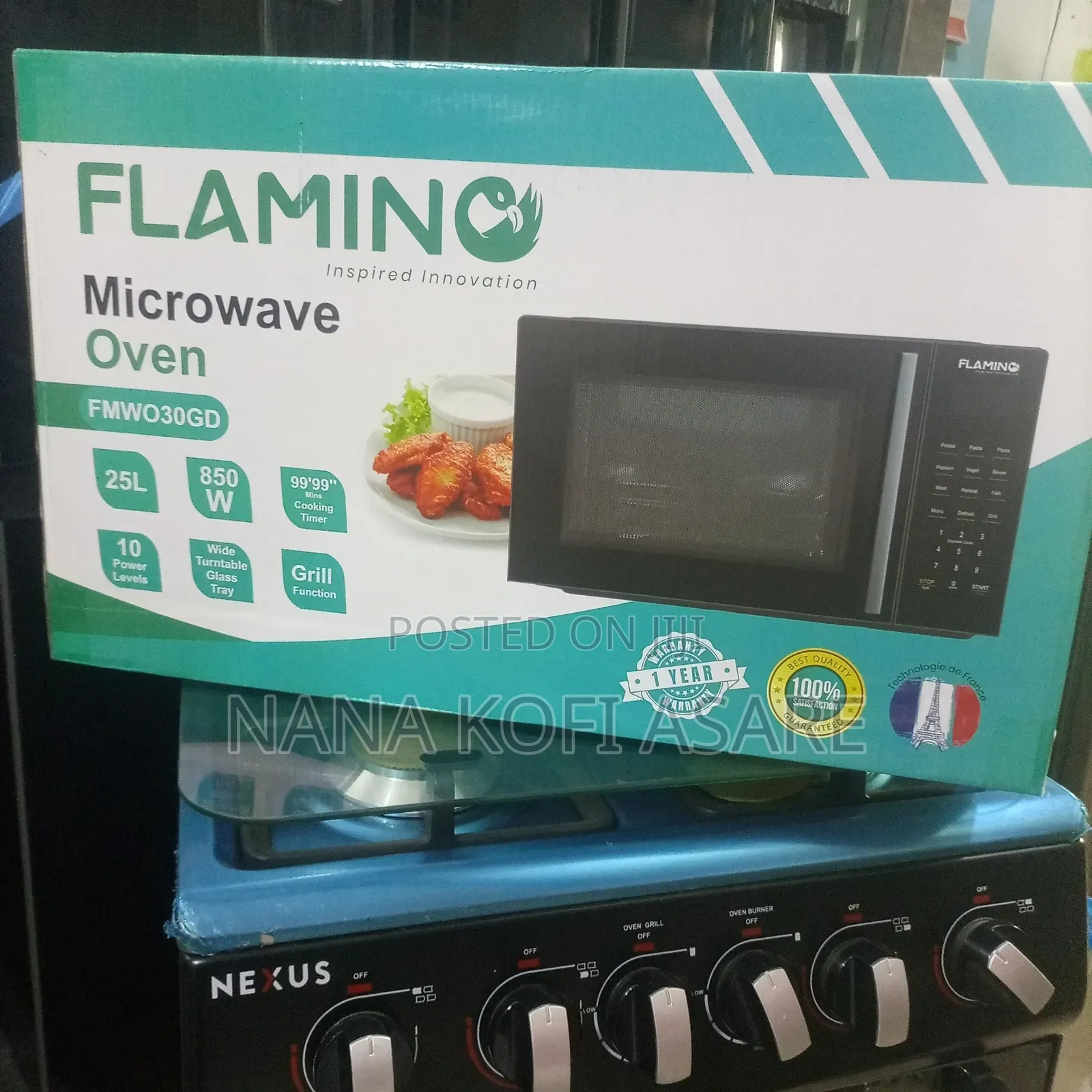 Flamino 25litres Microwave Oven With Grill