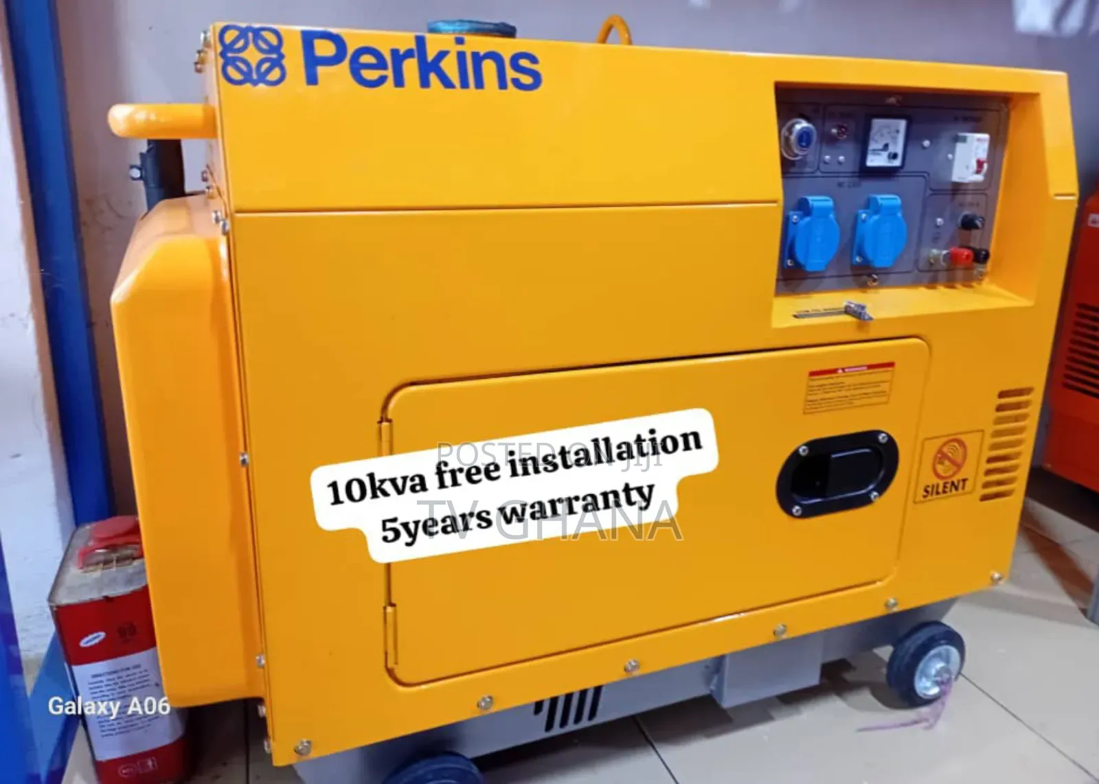 Flexible Power Source Perkins 10kva 13000wats Diesel Silent