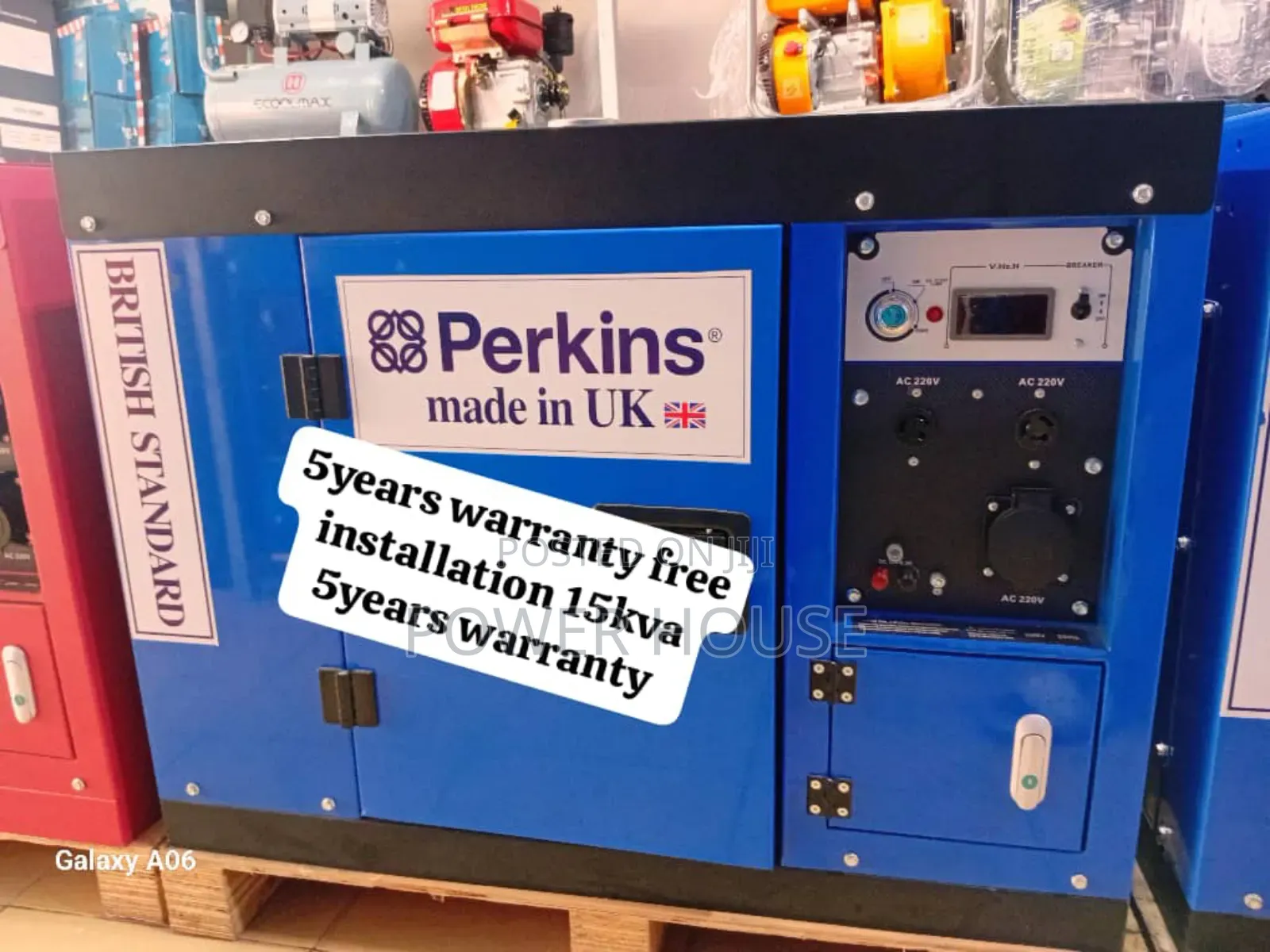 Tower Majestic Well 16500watts 15kva Diesel Perkins Generat