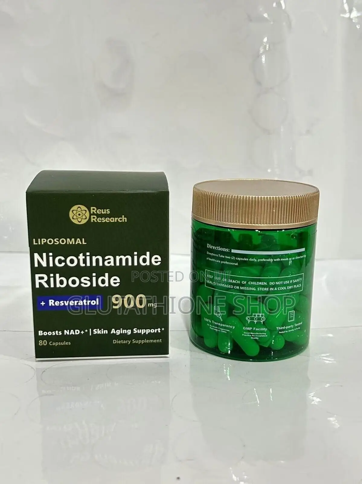 Nad+ Liposomal Nicotinamide Riboside Resveratrol Quercetin