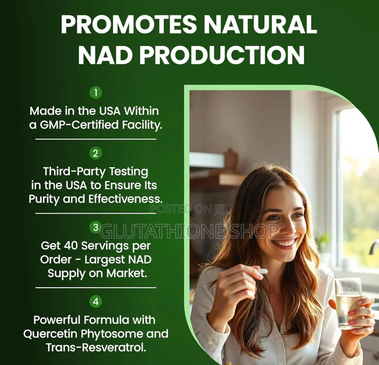 Nad+ Liposomal Nicotinamide Riboside Resveratrol Quercetin