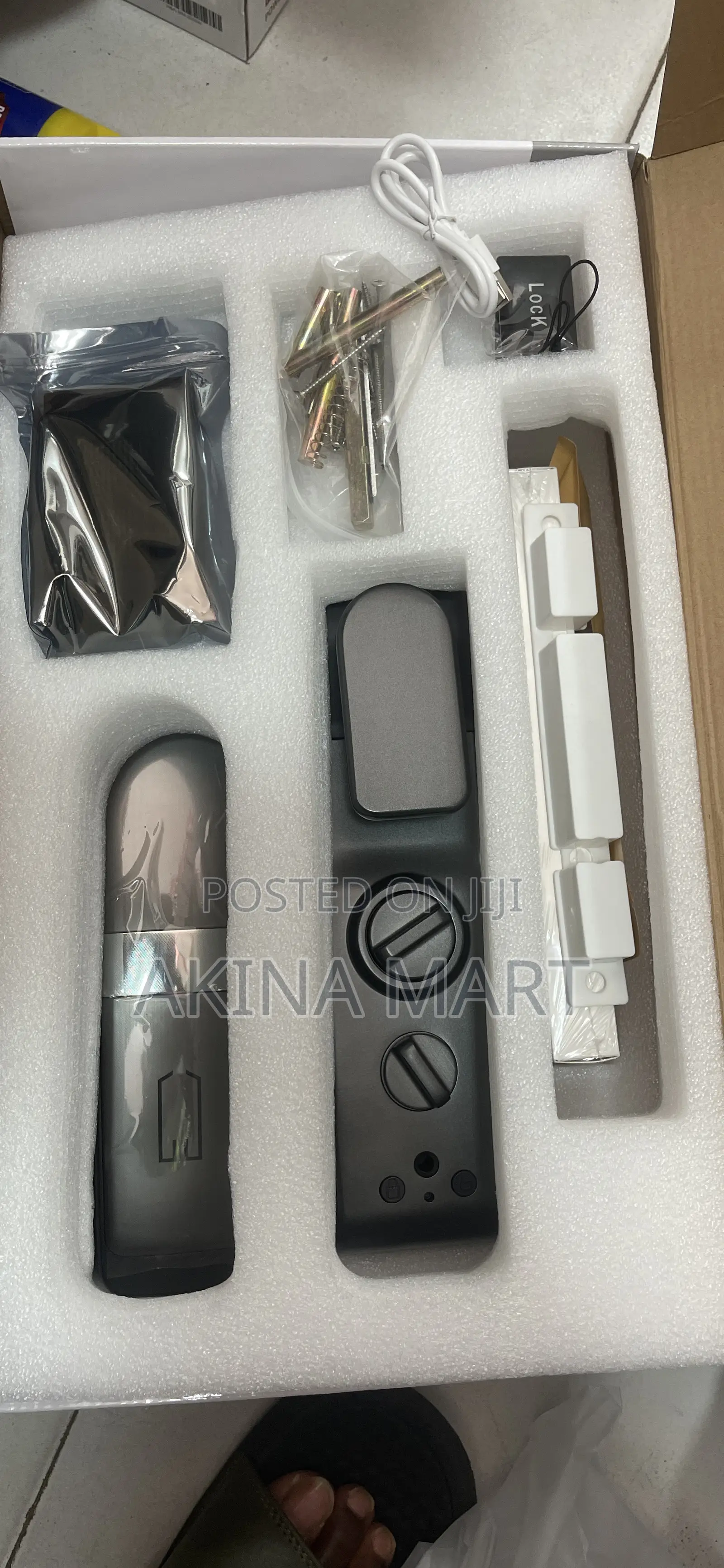 Smart Door Lock + Camera, Fingerprint + Facial Recognition