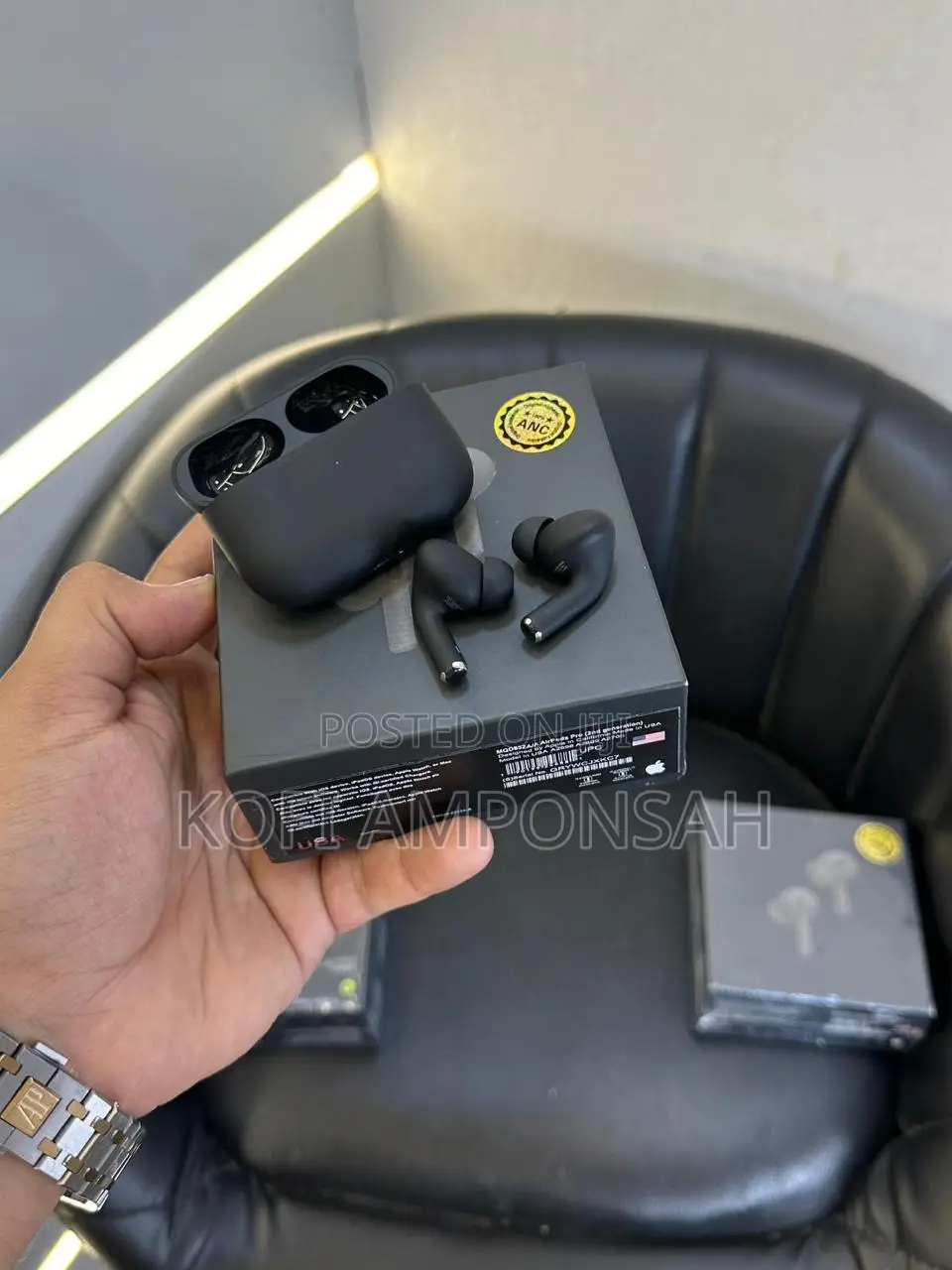 Airpods Pro Mate Black High Smooth Bass