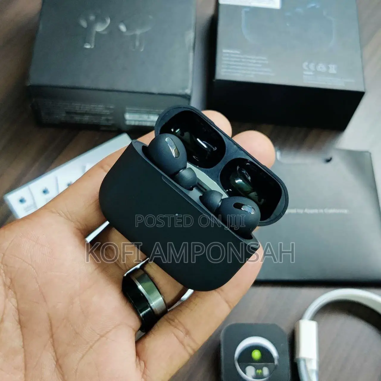 Airpods Pro Mate Black High Smooth Bass