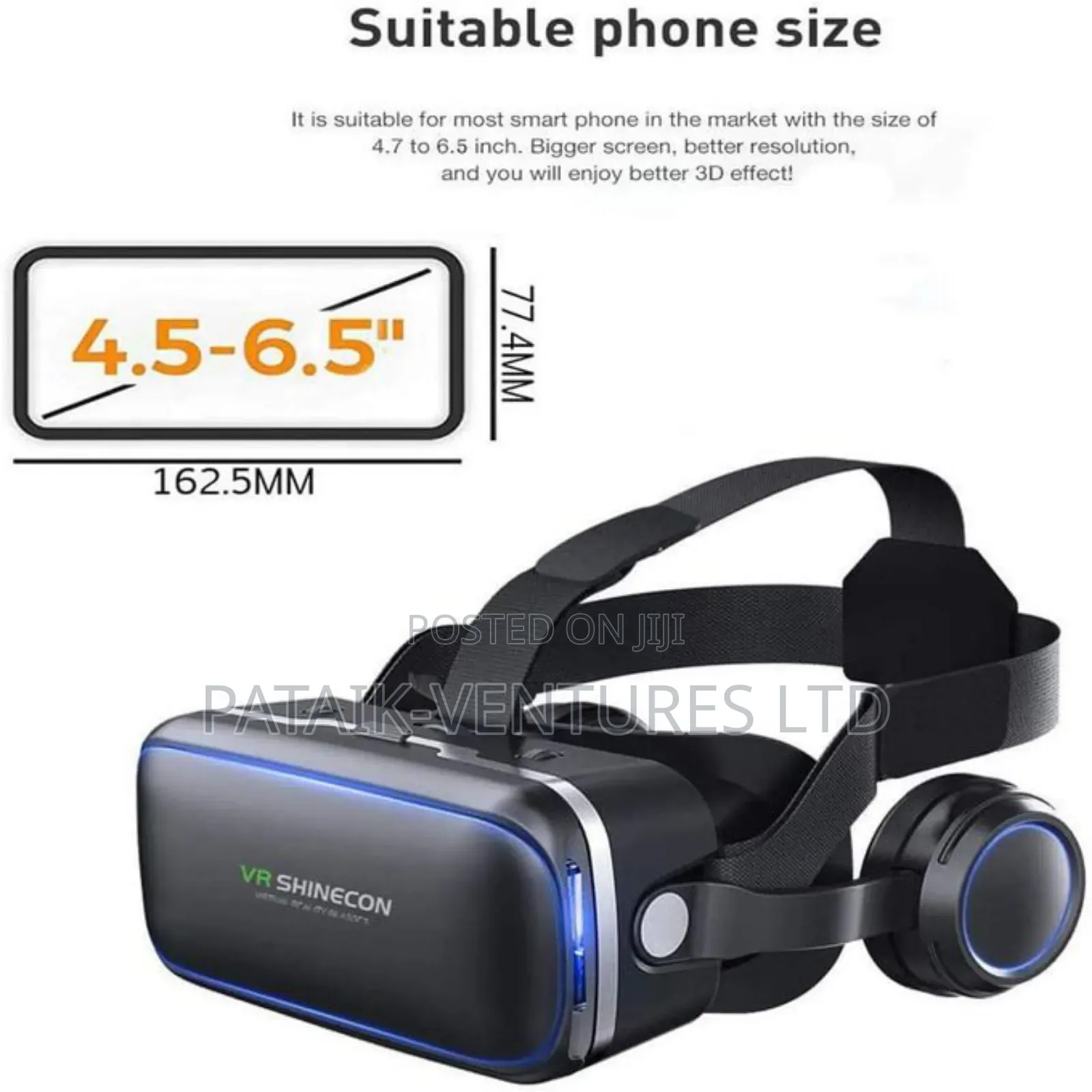 3d Virtual Reality Headset Glass