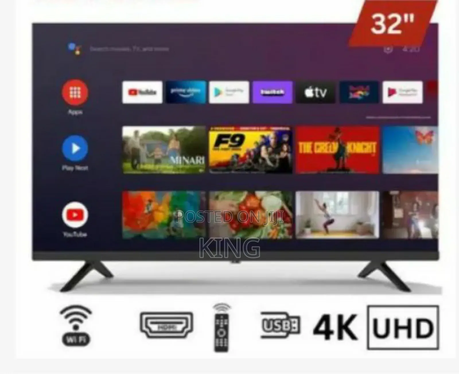 Mooved 32inches Tv Android Smart Full Screen