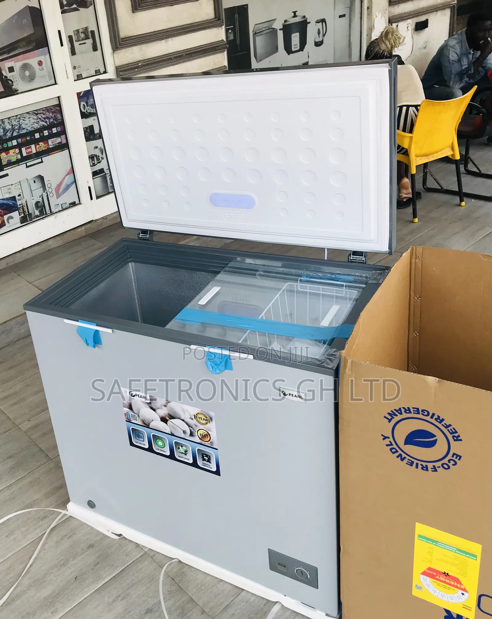 Genuine New Pearl 200 Liters Singledoor Grey Freezer